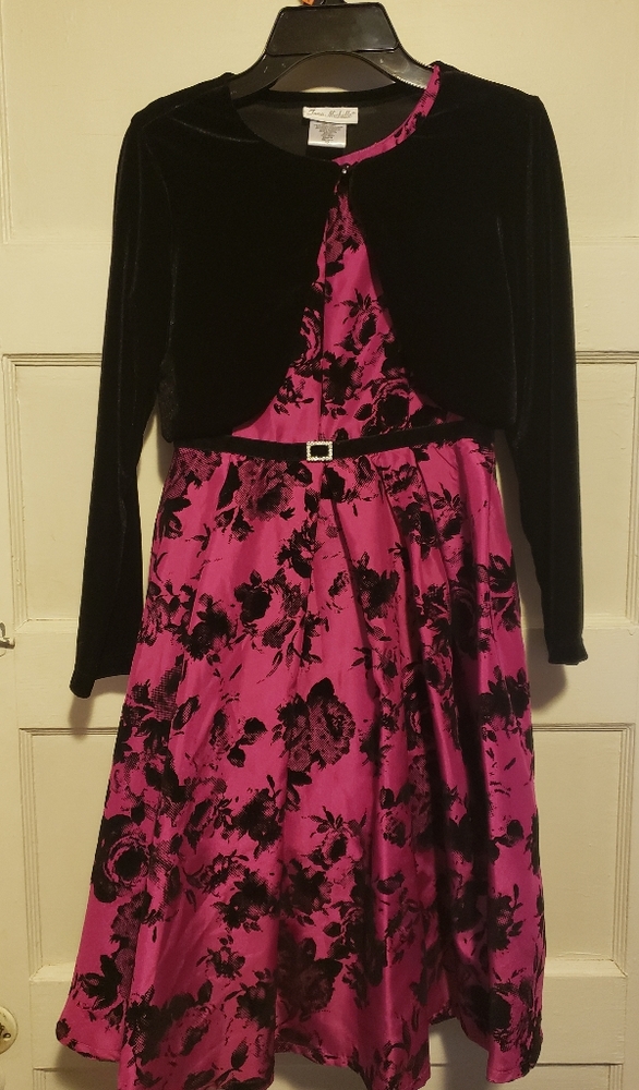 Girls Size 12 Dress w/ shrug
